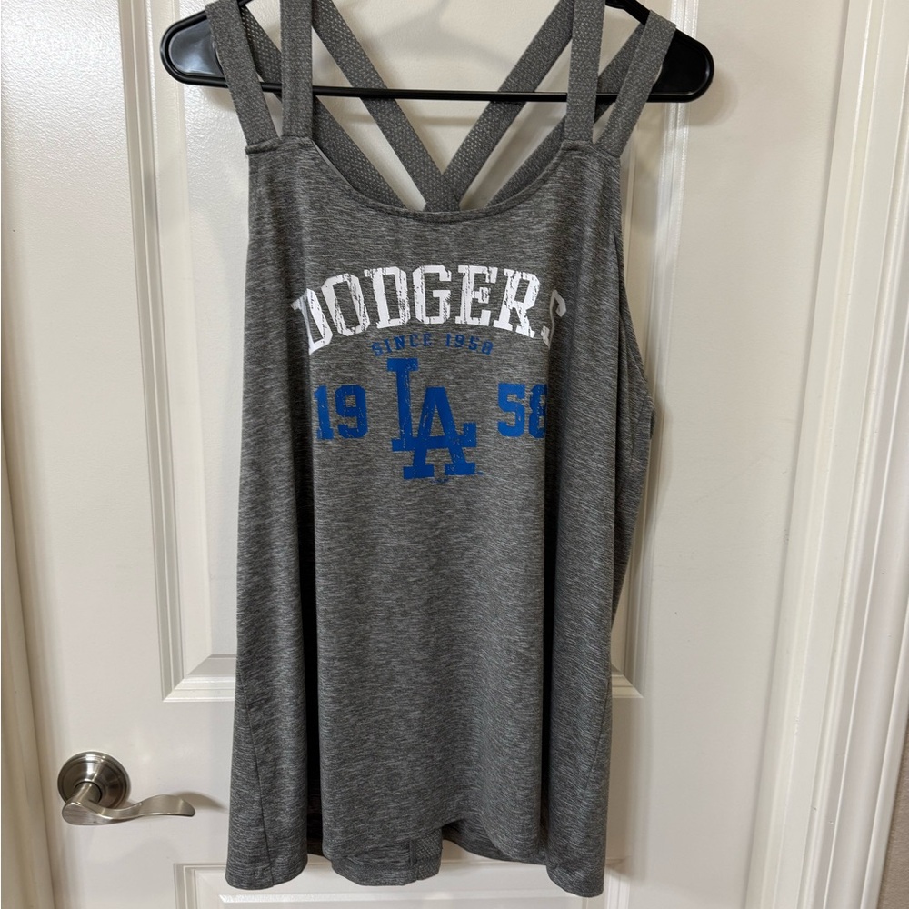 Gray Dodgers Tank Top